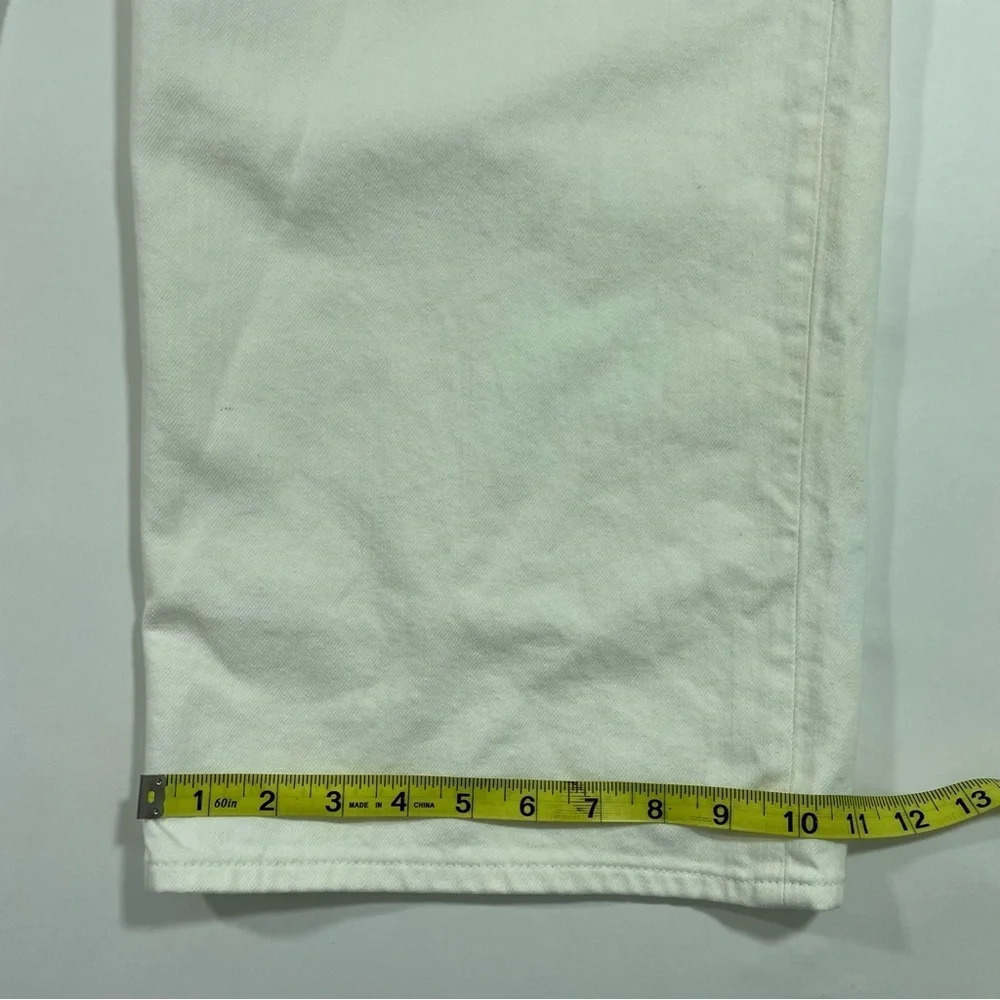 Madewell Perfect Vintage Wide Leg Jean Tile White Patch Pocket - Picture 11 of 11